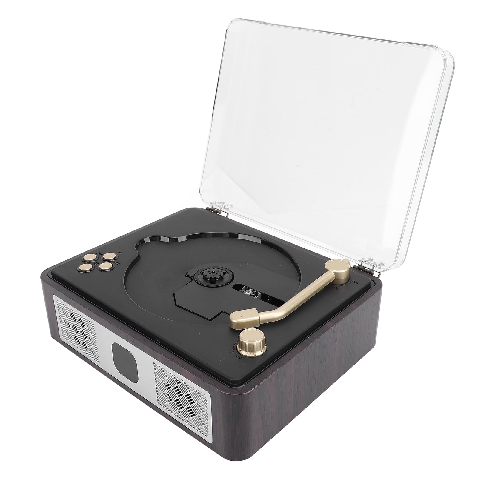 CD Player, Portable Home CD Music Player with Remote Controller, 8h Playback and Dual HiFi Speaker, Vintage CD Player Support SPDIF USB AUX, BT CD Player for Home, Gym, Office