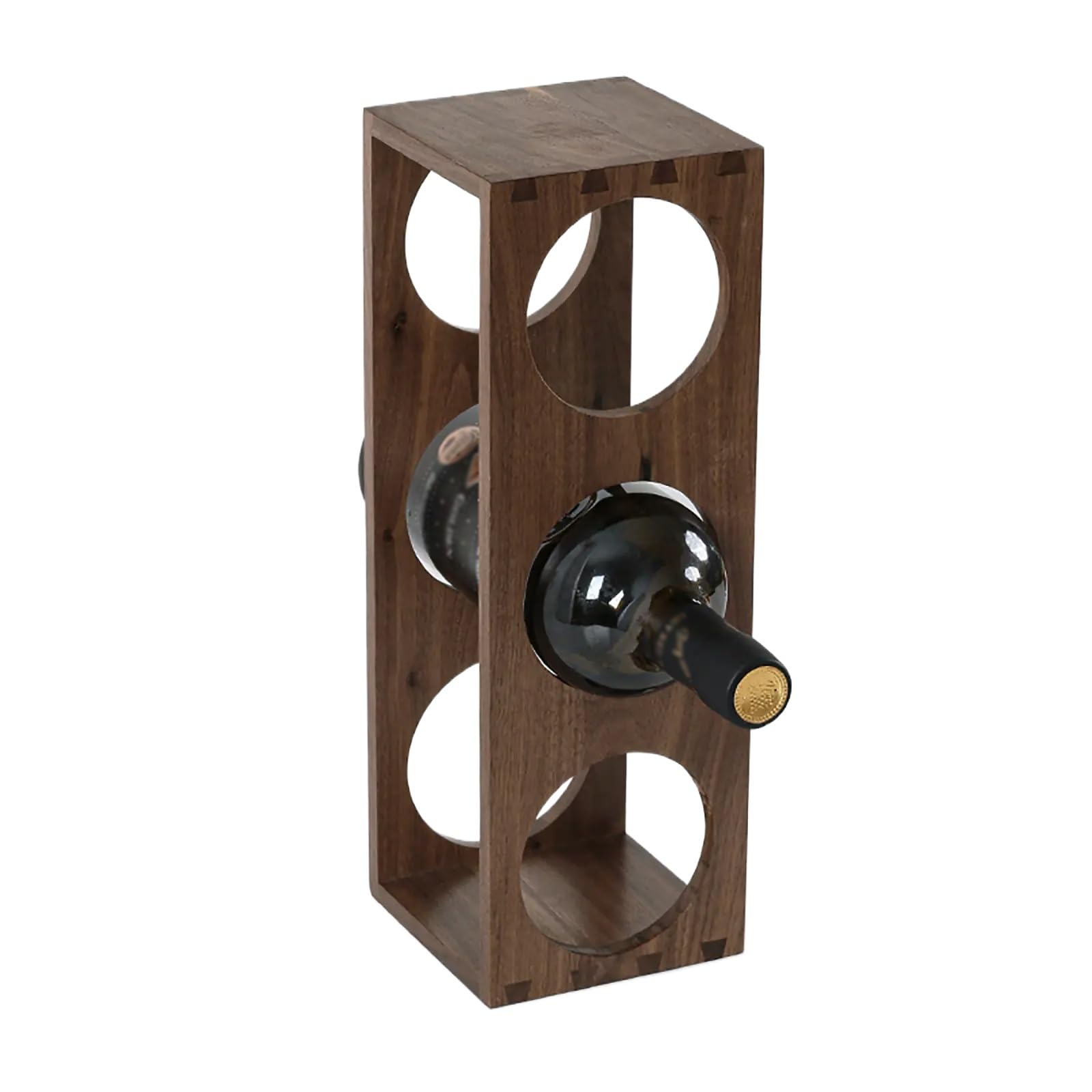Casier à bouteilles en bois sans assemblage pour gagner de la place