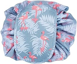 Round Drawstring Cosmetic Bag