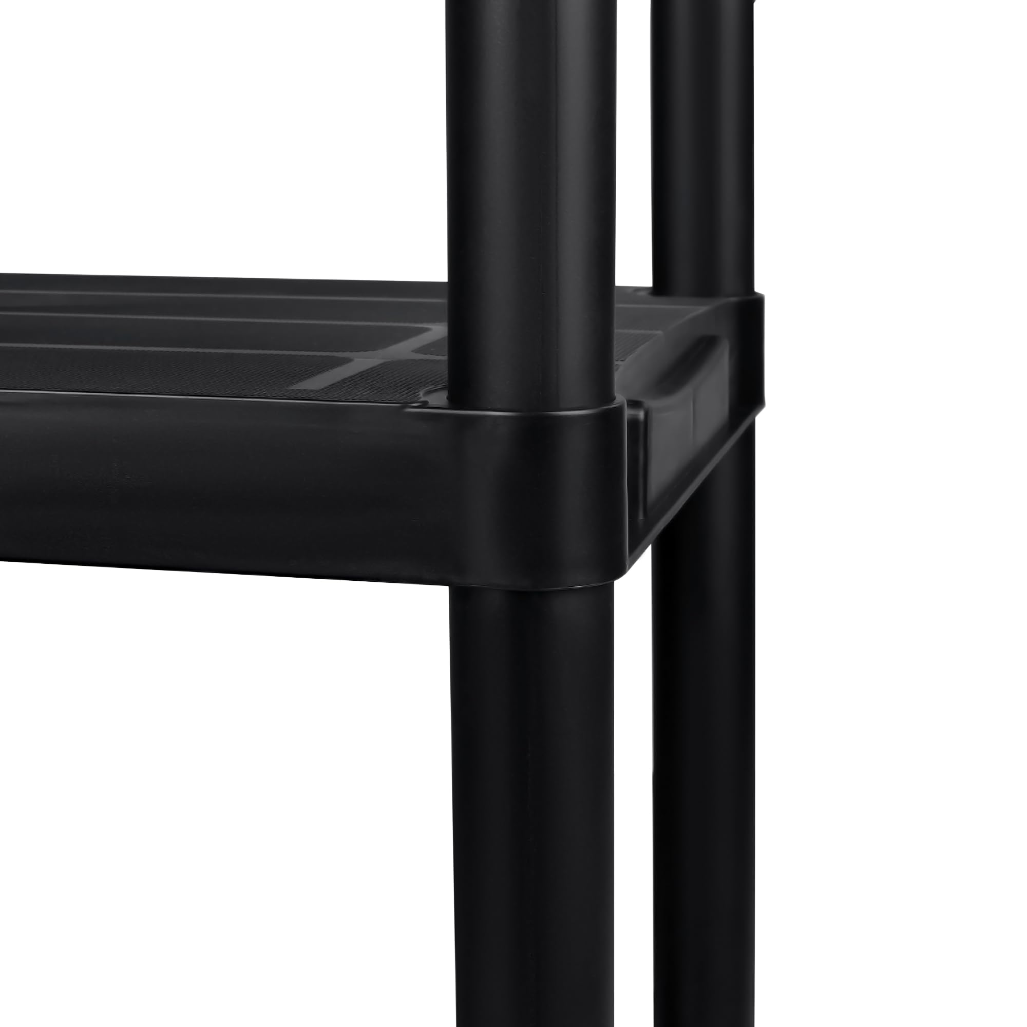 Pack 2 estanterías de plástico modulares 170x60x30 cm con 5 baldas Resistentes Cada una | Almacenaje Ideal para Interior y Exterior: Garaje, trastero, jardín, Oficina | Montaje sin Herramientas — view 6
