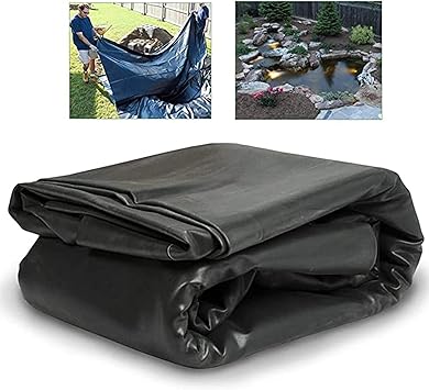 Image AMZPG Swimming Pool Liner Artificial Pond Waterproofing Board 0.3mm Thick Garden Swimming Pool Made of HDPE Anti-leakage for Artificial Ponds (Color : Black, Size : 9x12m/29.52x39.36ft) Image AMZPG Swimming Pool Liner Artificial Pond Waterproofing Board 0.3mm Thick Garden Swimming Pool Made of HDPE Anti-leakage for Artificial Ponds (Color : Black, Size : 9x12m/29.52x39.36ft)