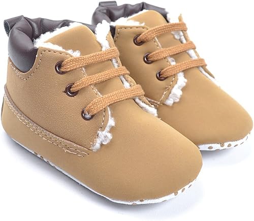 Kuner Botas cortas de nieve cálidas para bebés y niños de 0 a 18 meses