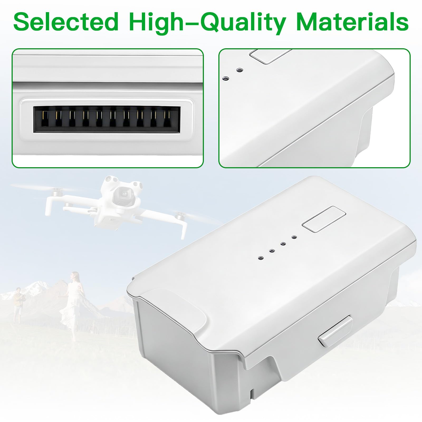 4500mAh Ersatzflugakku kompatibel mit FIMI X8 SE 2020/X8 SE 2022 V2 RC Drohne, für DC02A5 Kamera-Quadrocopter, 14,4V