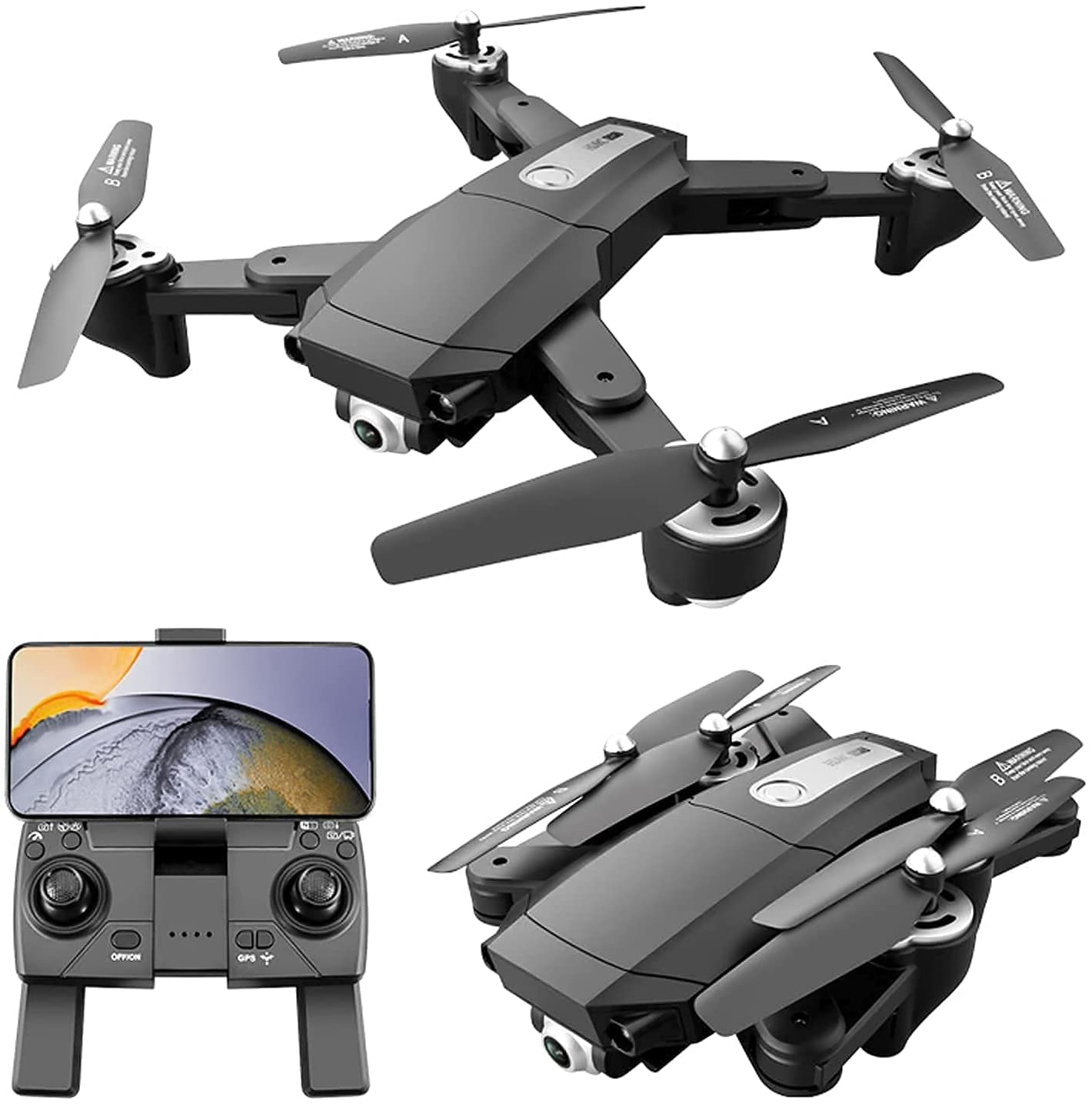 Dron z pojedynczą/podwójną kamerą 2.4G/5G 4k GPS Powrót do domu Tryb bezgłowy, funkcja dla dzieci Dorośli Wideo na żywo 20 minut Żywotność baterii z pięknem Wygodny na zewnątrz Profesjonalny