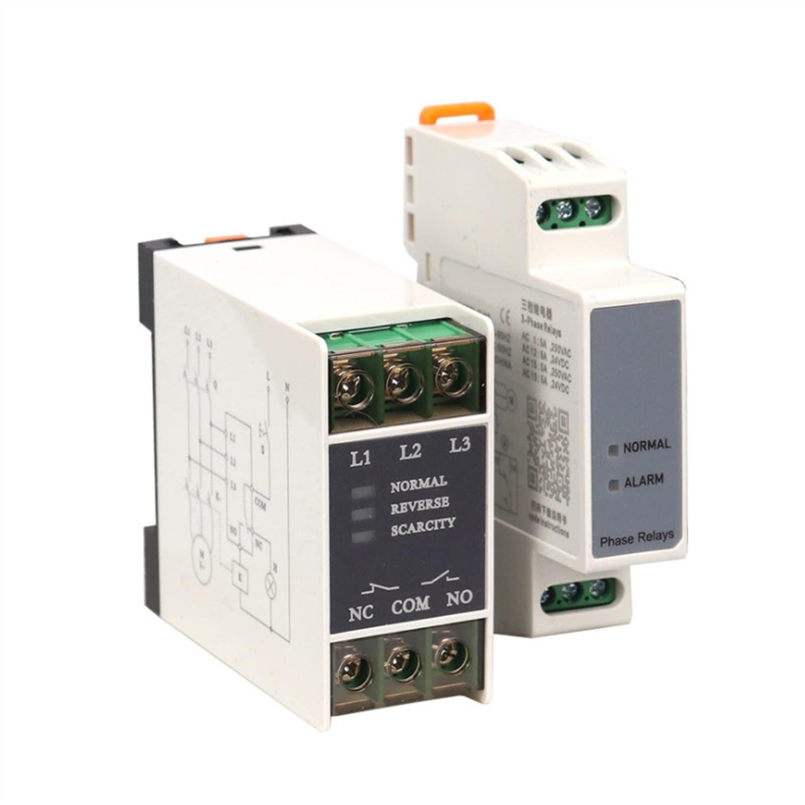 AERBNYEQP Phase Sequence Lack Relay 220V-440V Elevator Motor TG30S XJ12 Three-Phase Protector 1Pcs(TG30S)