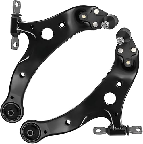 Miniatura 665 de Detroit Axle - Kit de brazos de control de extremo delantero RWD para Dodge Ram 03-06 2500 3500, 2 brazos de control superior con rótula 2 varillas