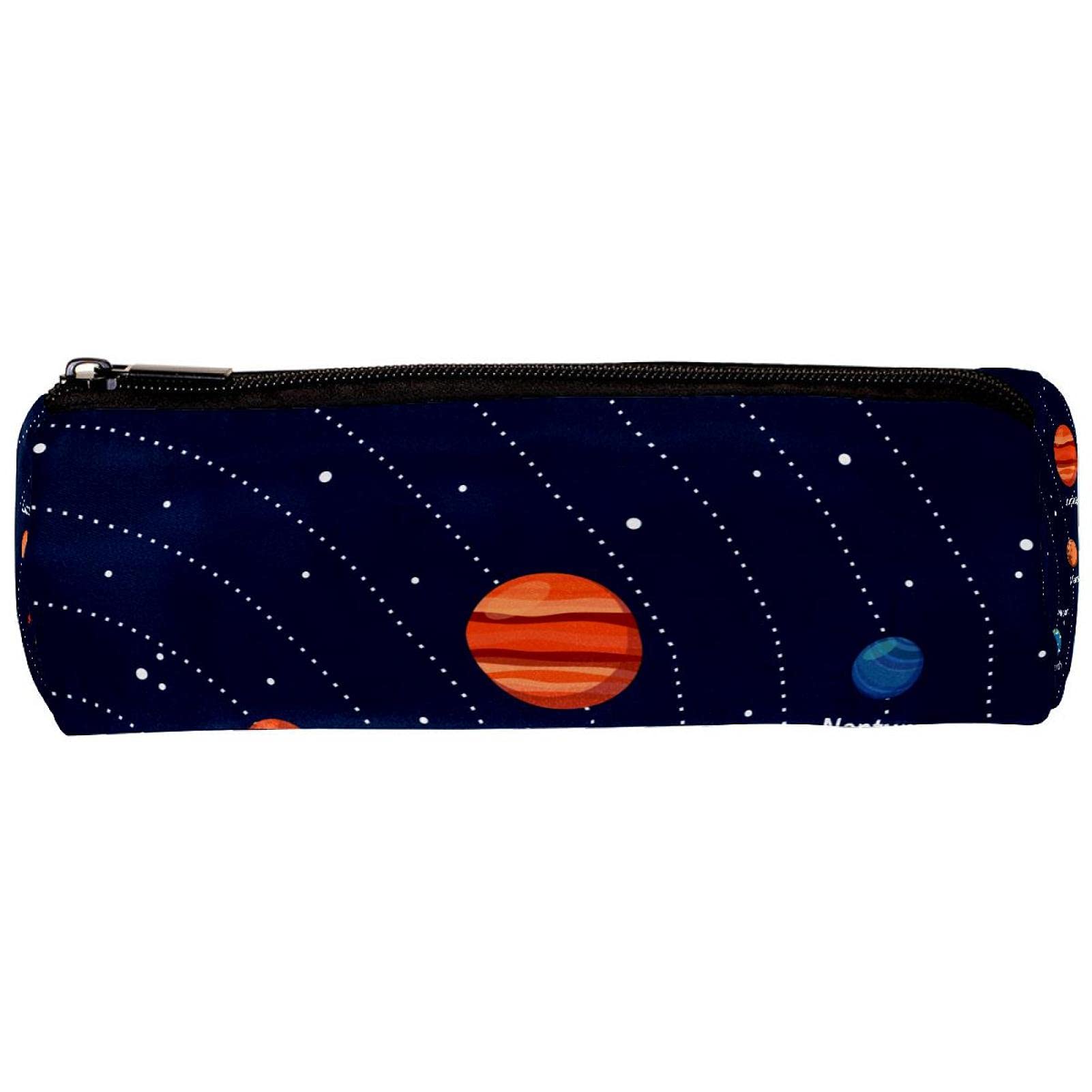 Astuccio per matite, motivo pianeti, per cancelleria, viaggi, scuola, studenti, forniture