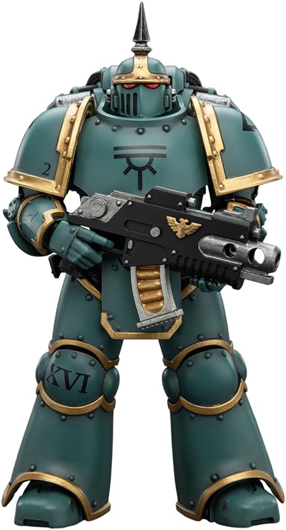 JOYTOY Warhammer 40,000 The Horus Heresy 1/18 Action Figure Sons of Horus MK III Tactical Legionary Collection Model Birthday Gifts