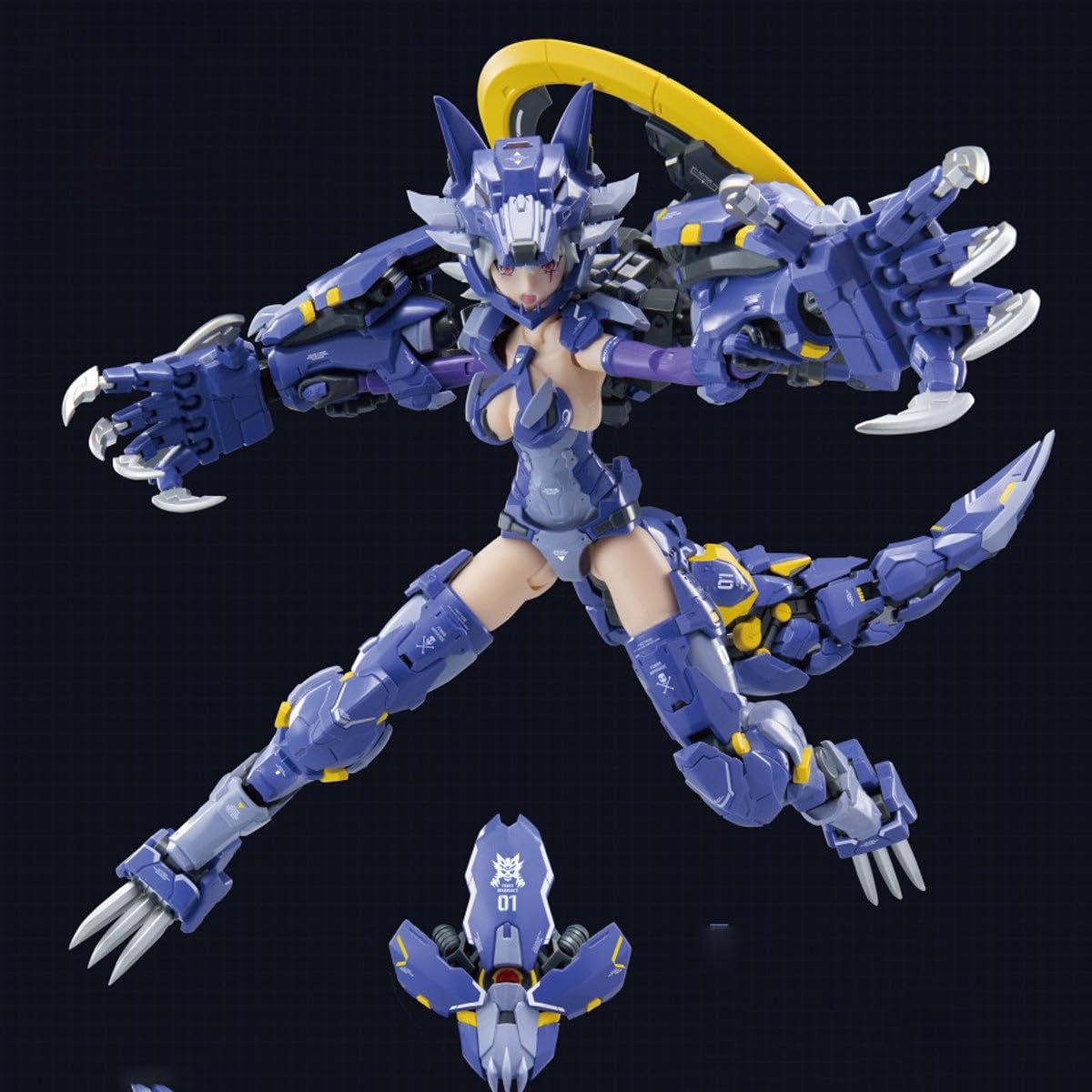 HIPLAY Eastern Model FENRIR Mecha Girl Wolf Girl Model Kit 1/12 Skali