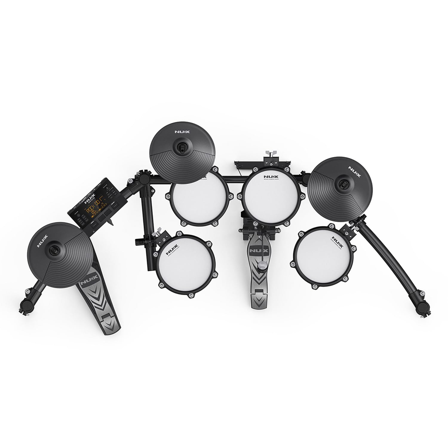 Nux DM-210 E-Dum elektronisches Schlagzeug Drumset + keepdrum Zubehör-Set
