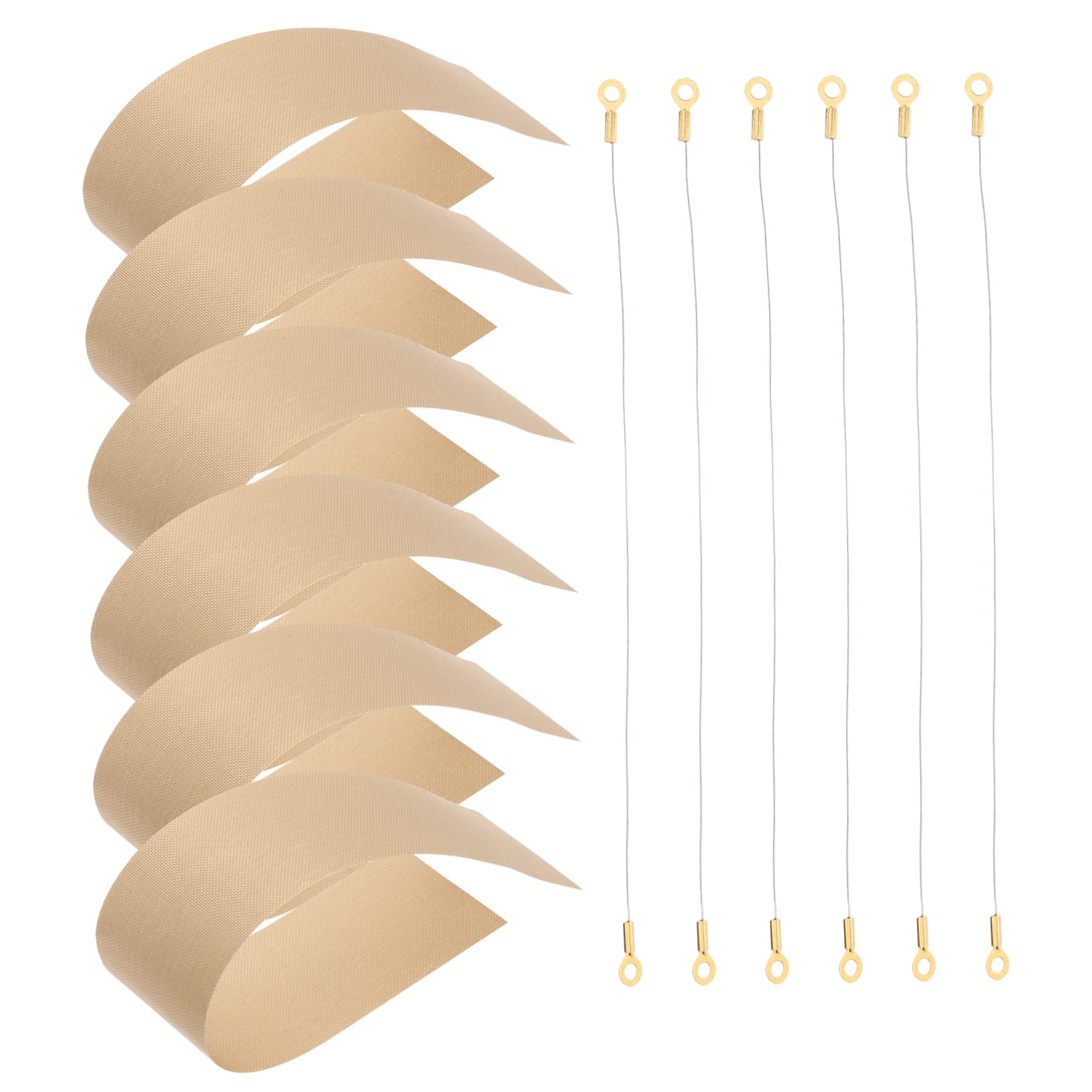 OUNONA 6Pcs Impulse Sealer Heating Elements Heat Seal Strips for Hand Sealing Machines Compatible with Bags Packaging Fast Heating