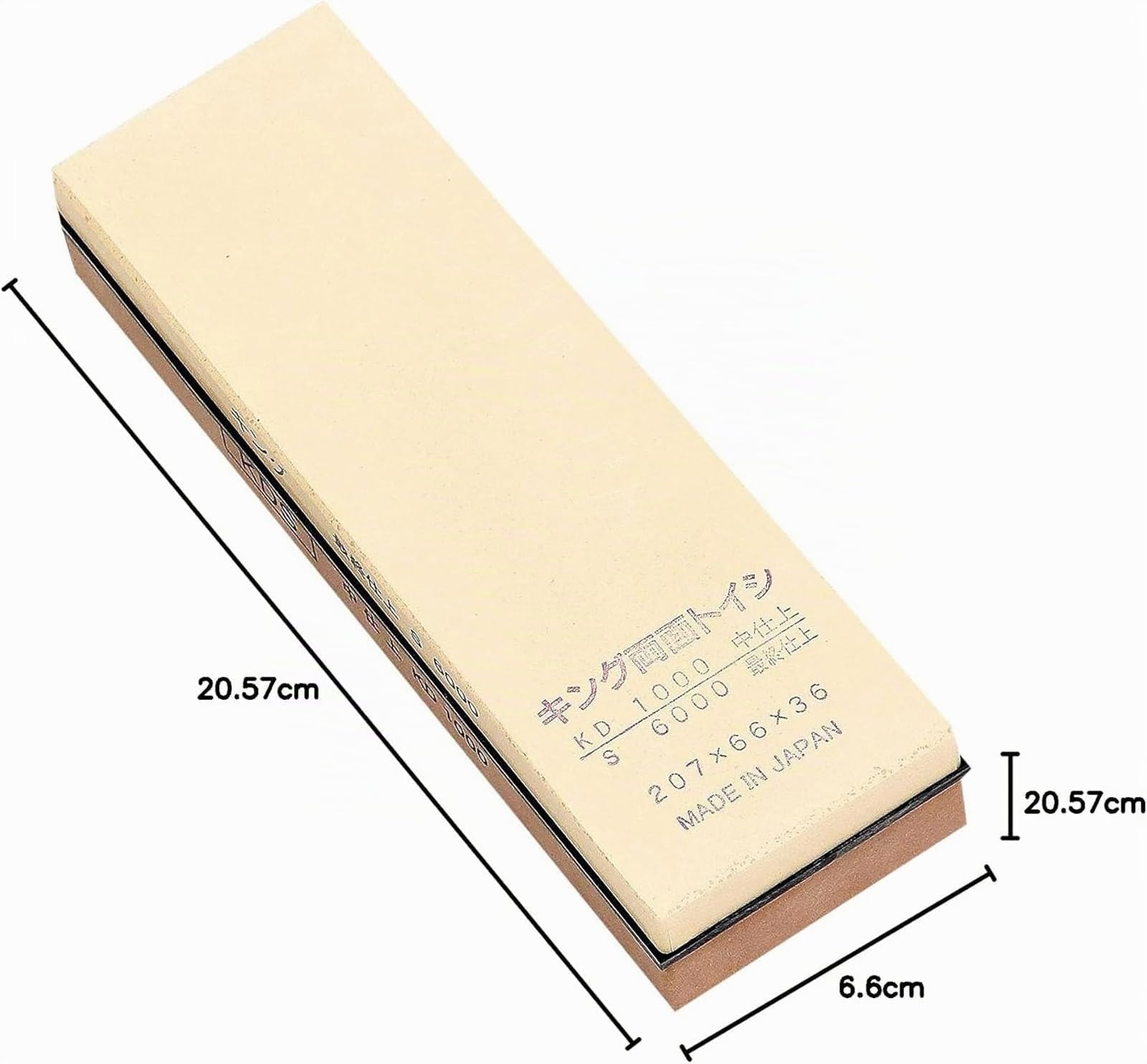 Pierre à Aiguiser Japonaise Double Face King KDS Grain #1000 / #6000 Affuteur Aiguiseur Couteaux Outils