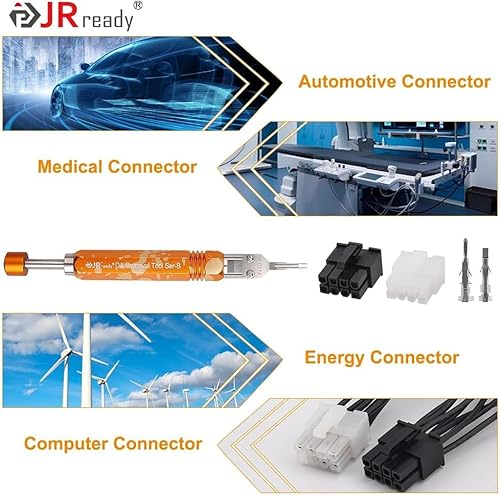 JRready DAP-D173 Auspinwerkzeug Mini-Fit Jr Molex Micro Fit Entriegelungswerkzeug, Für Computer Repairfor, Molex MX3.0 Male/Female Terminals Mini-Fit Jr.TM Series Terminals Removal Tool