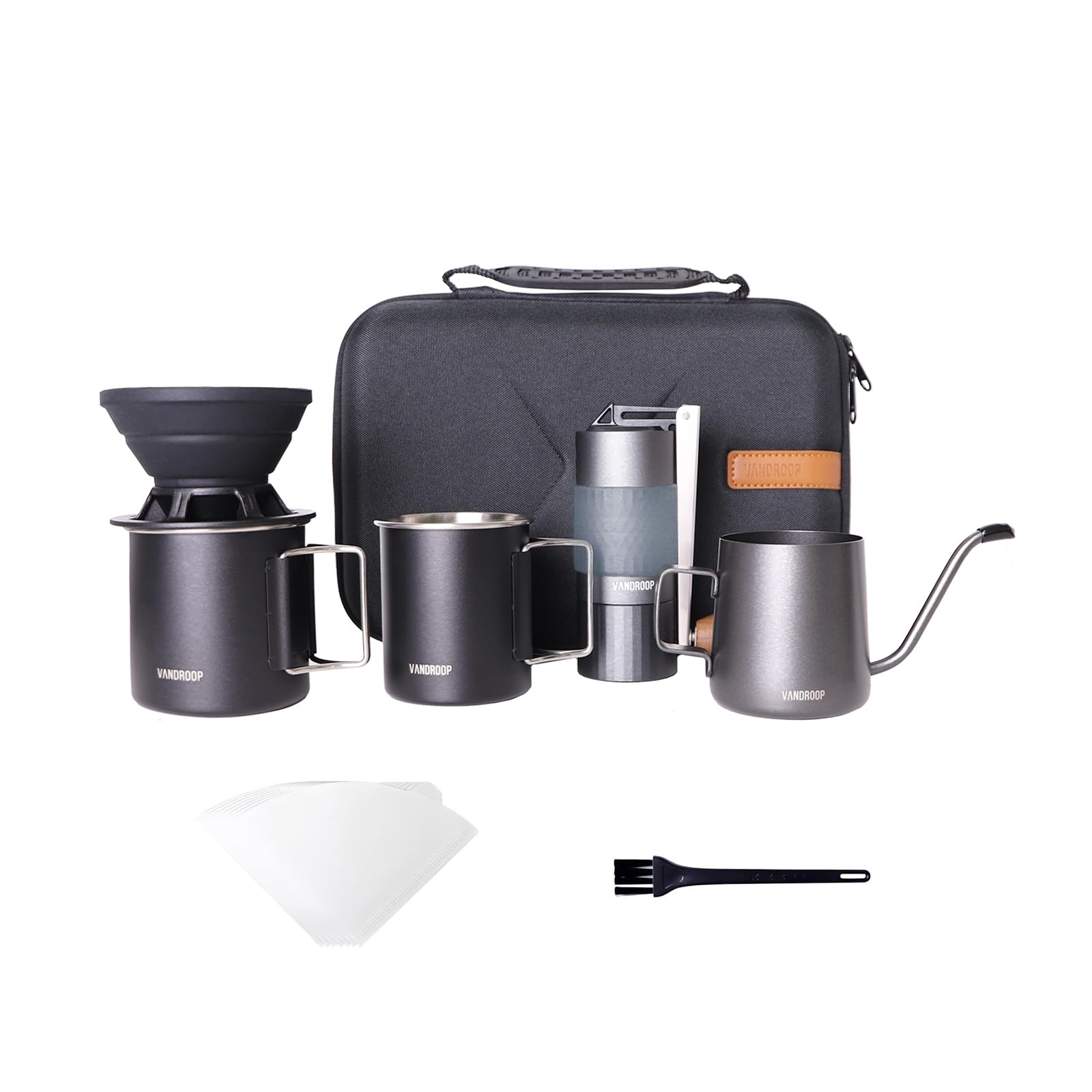 Amazon.com: Vandroop Pour Over Coffee Maker Set, ALL in 1 Portable