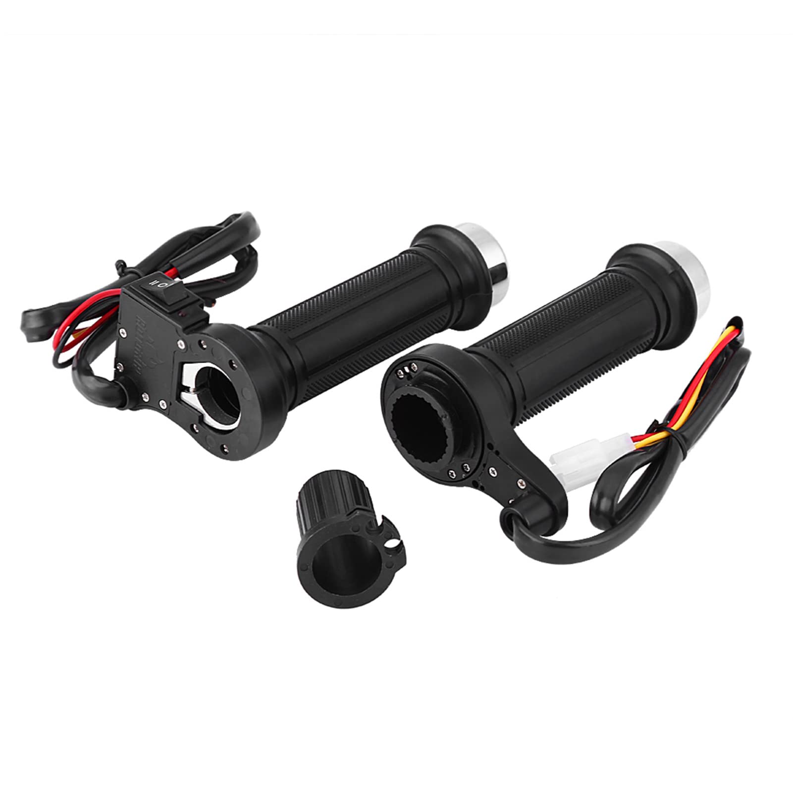1 paire de poignées de moto 22 mm 7/8 universelles chauffantes en plastique pour moto tout-terrain, motocross, VTT