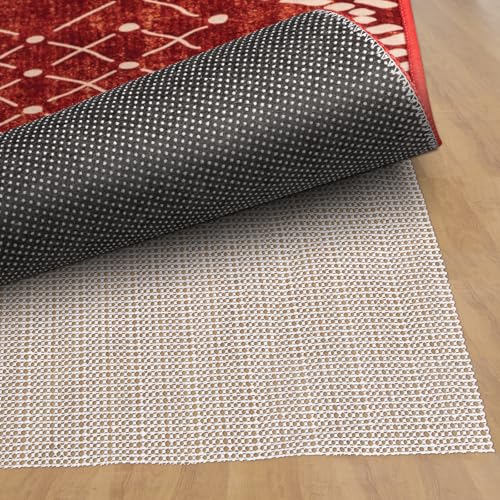 fowong Anti Slip Rug Underlay 160 x 230cm Large Non Slip Matting for Hard Floors Multipurpose Control Underlay Gripper For Home Office Car Pallet Drawer Liners - White