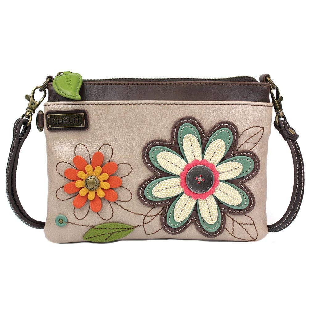 Chala Handbags Daisy Mini Crossbody Handbag - Convertible Straps