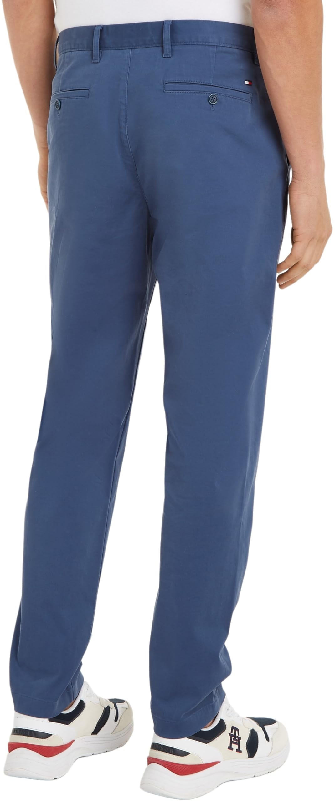 Tommy Hilfiger Męskie chinosy Harlem MW0MW36708, Chino, niebieskie, 3031, Niebieski (Morze Egejskie), 31W / 30L