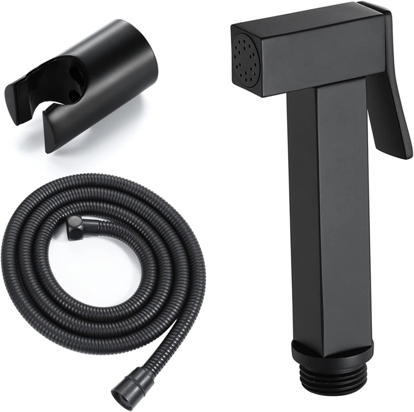 Toilet Bidet Kit - Brass Handheld Bidet Sprayer - Wall Mounted Toilet Shower Head with Hose and Holder — view 5