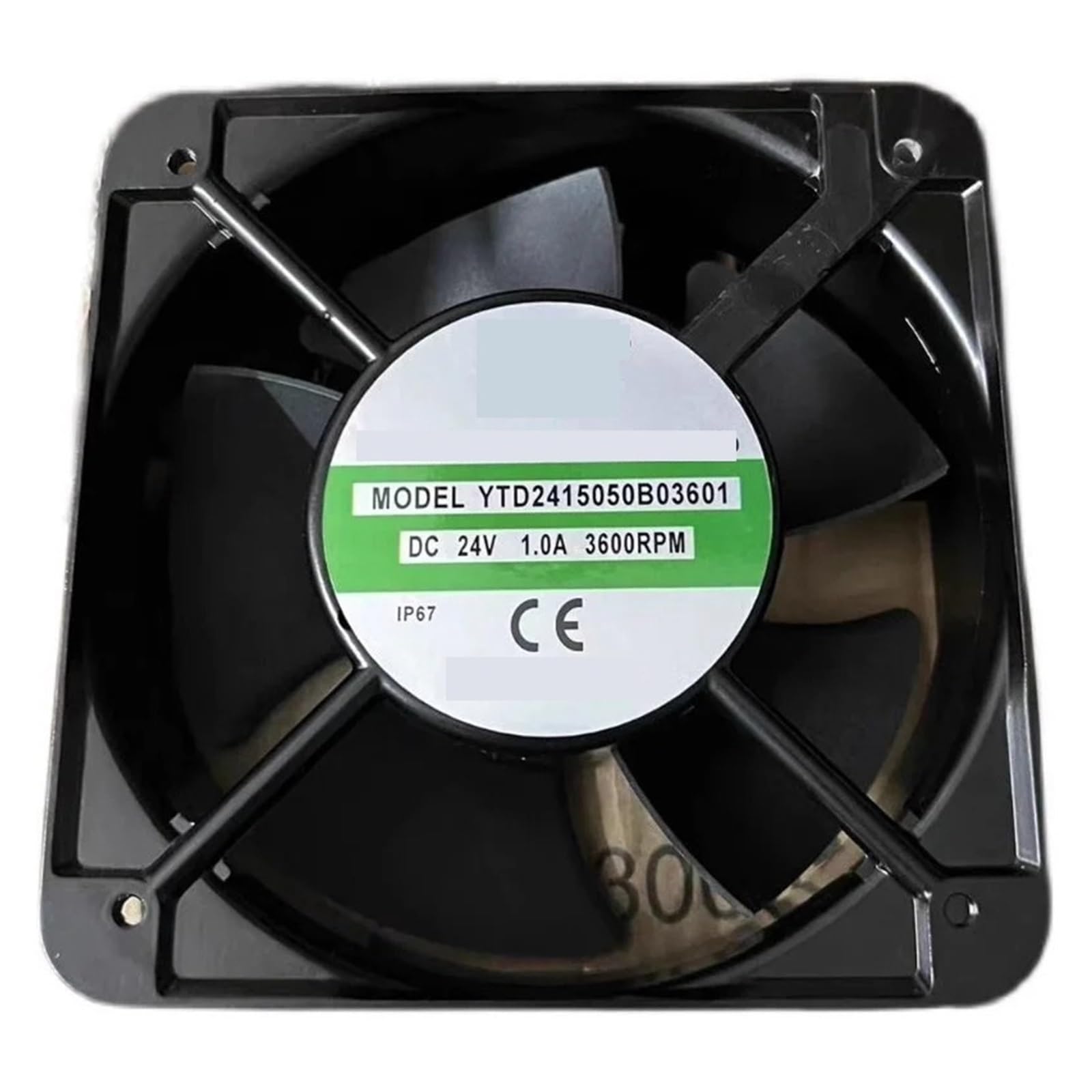 BRODEFUP YTD2415050B03601 DC24V 1.0A 3600RPM 15cm inverter cooling fan aluminum alloy 1pcs
