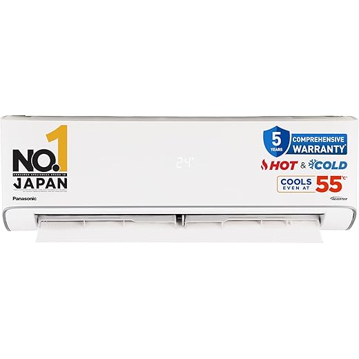 Panasonic 15 Ton 3 Star Hot & Cold Inverter Split AC Highe
