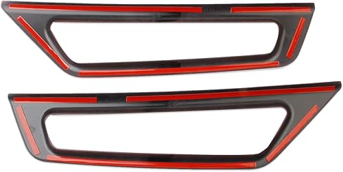 Miniatura 6 de Korlot Luz antiniebla Parachoques Delantero Rejilla Señal Lámpara de Señal para Ford F150 Raptor 2021+ (patrón de fibra de carbono)