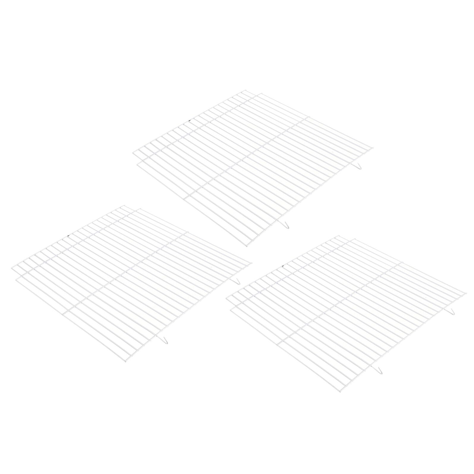 Séparateurs en maille de fer VICASKY lot de 3 cloisons modulables 28x27 cm pour cage hamster