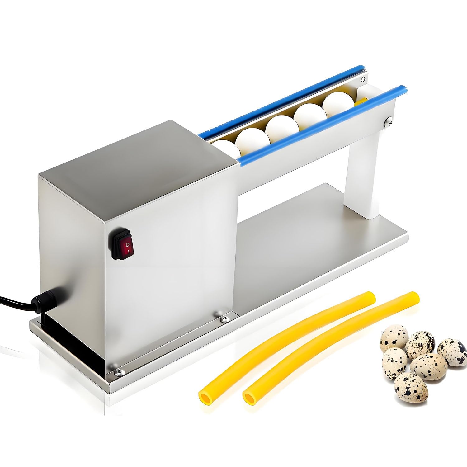 Gewerblicher Eierschäler 28W 25kg/h Edelstahl 220V