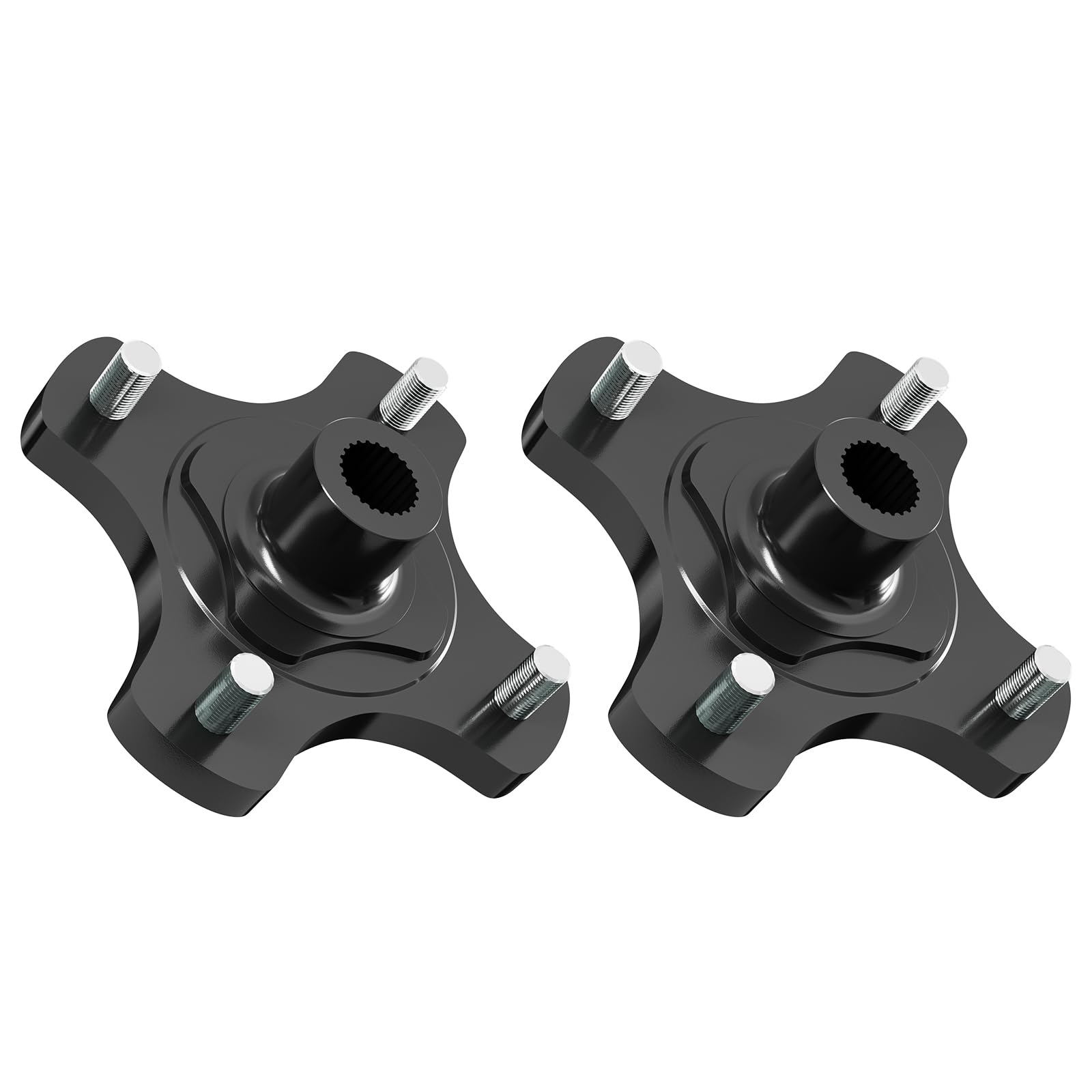 CLUBRALLY Golf Cart Rear Wheel Hub Flange Plate, 2 Pack Rear Axle Hub Assembly for 2008-Up EZGO RXV Gas & Electric Golf Cart, OEM# 604112, 615604