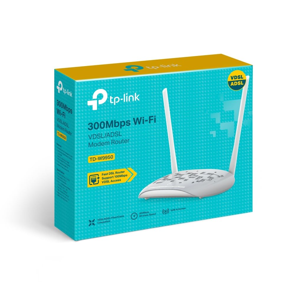Tp-Link TD-W9950 Modem routeur sans fil N VDSL/ADSL 300 Mbps