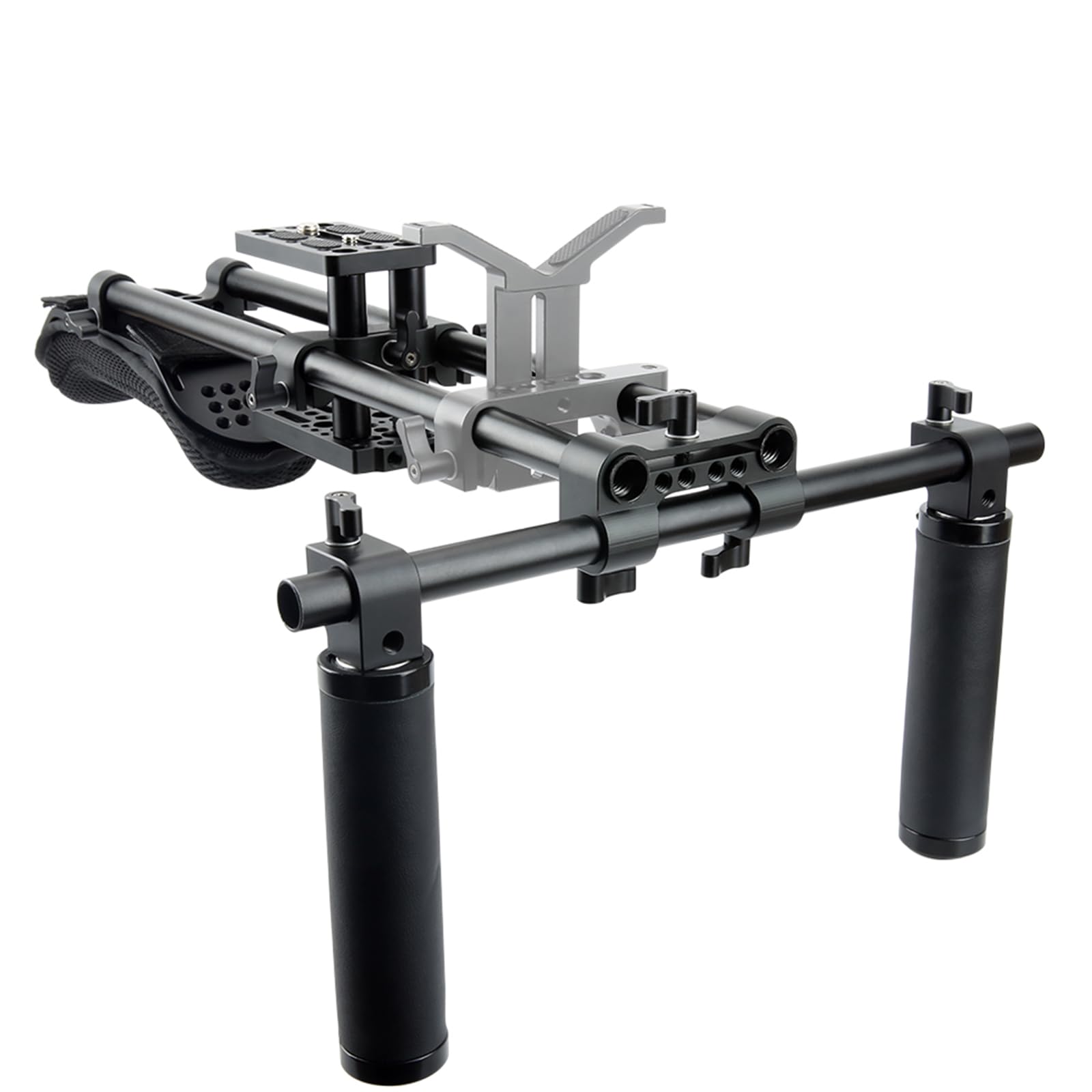 NICEYRIG Support d'épaule pour Appareil Photo/caméscope - Kit de Montage Coulissant pour Appareil Photo/caméscope