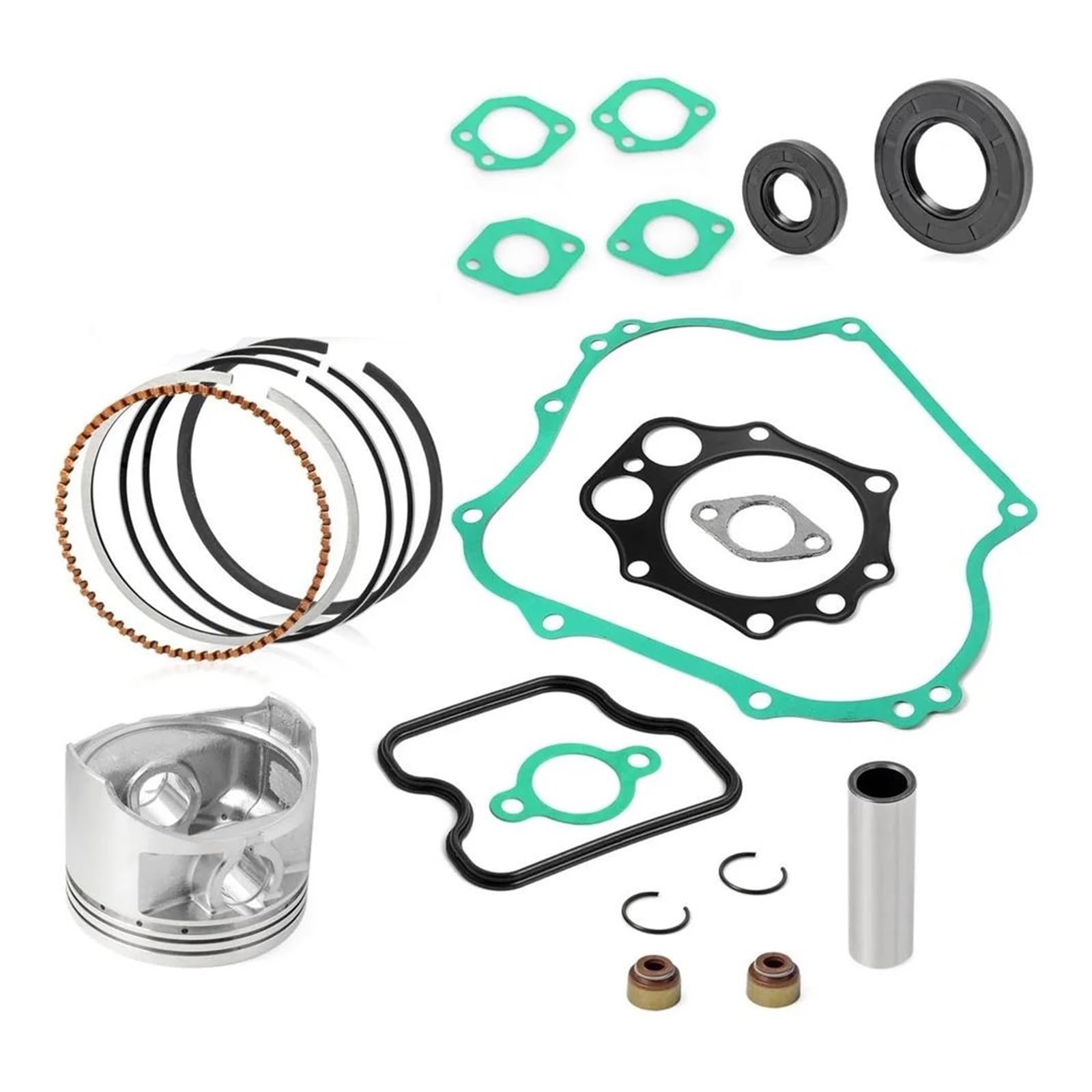 Kit Di Revisione Motore Completo (pistone, Fasce Elastiche, Guarnizioni E Paraolio) Per Golf Cart DS Precedent FE350 1996-2006 1017449-01