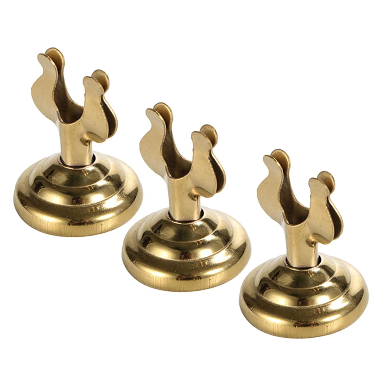 Buachois Porte-numéro de Table étoile Dorée, Support Circulaire Inférieur, Fil Métallique, Porte-Photo, Utilisé pour Notes de Bureau, Mariages, Restaurants, Fêtes d'anniversaire, Tables de Banquet