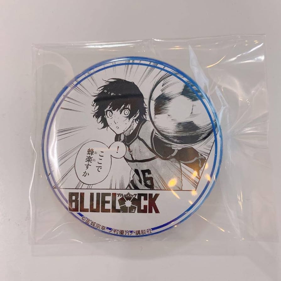 ブルーロック蜂楽廻缶バッチプリンセスカフェ