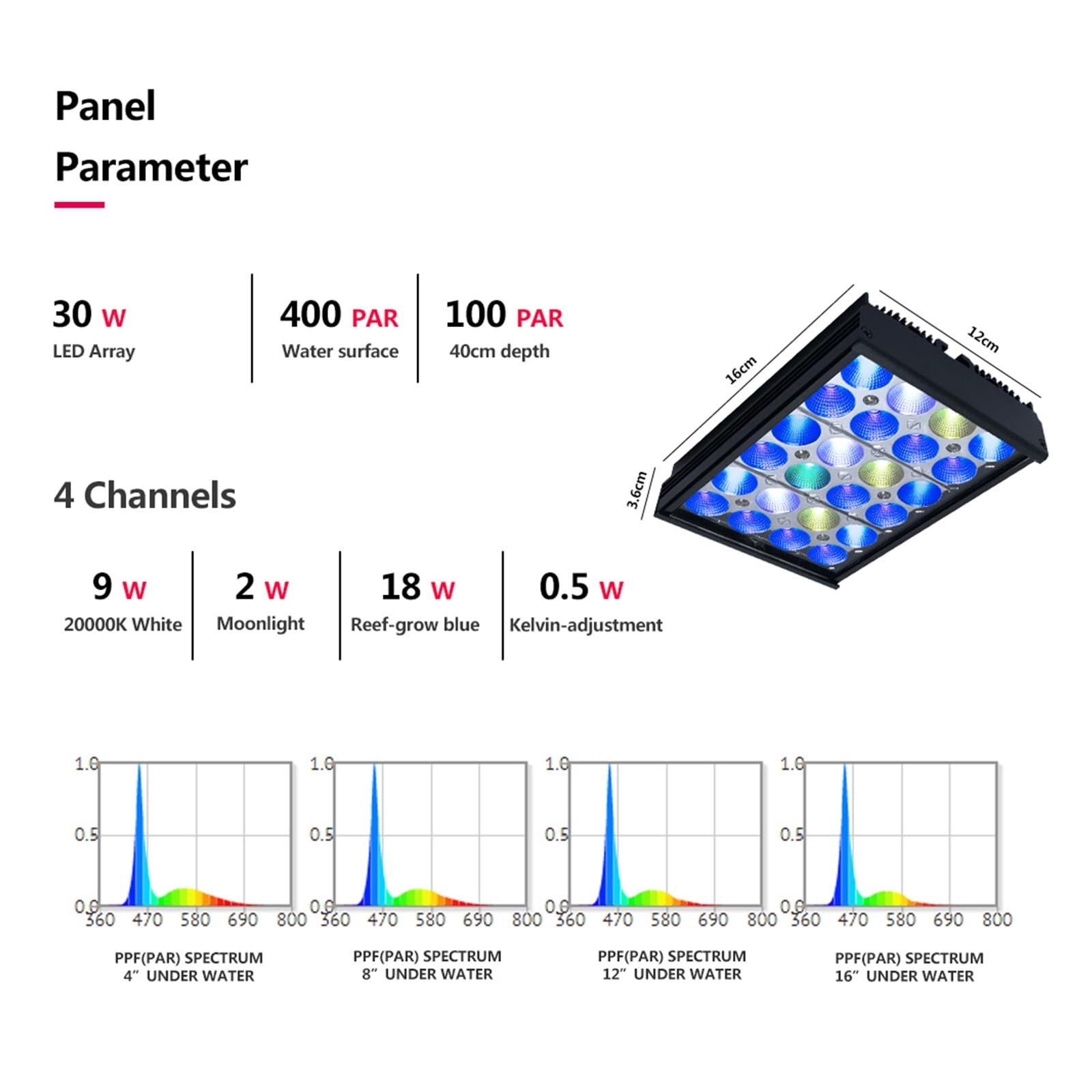 oświetlenie akwarium Lampa akwariowa Led do akwarium Oświetlenie Led Akwarium Rafa Koralowa Marine Akwarium Światła Led Tank Remote Control do akwarium roślinnego