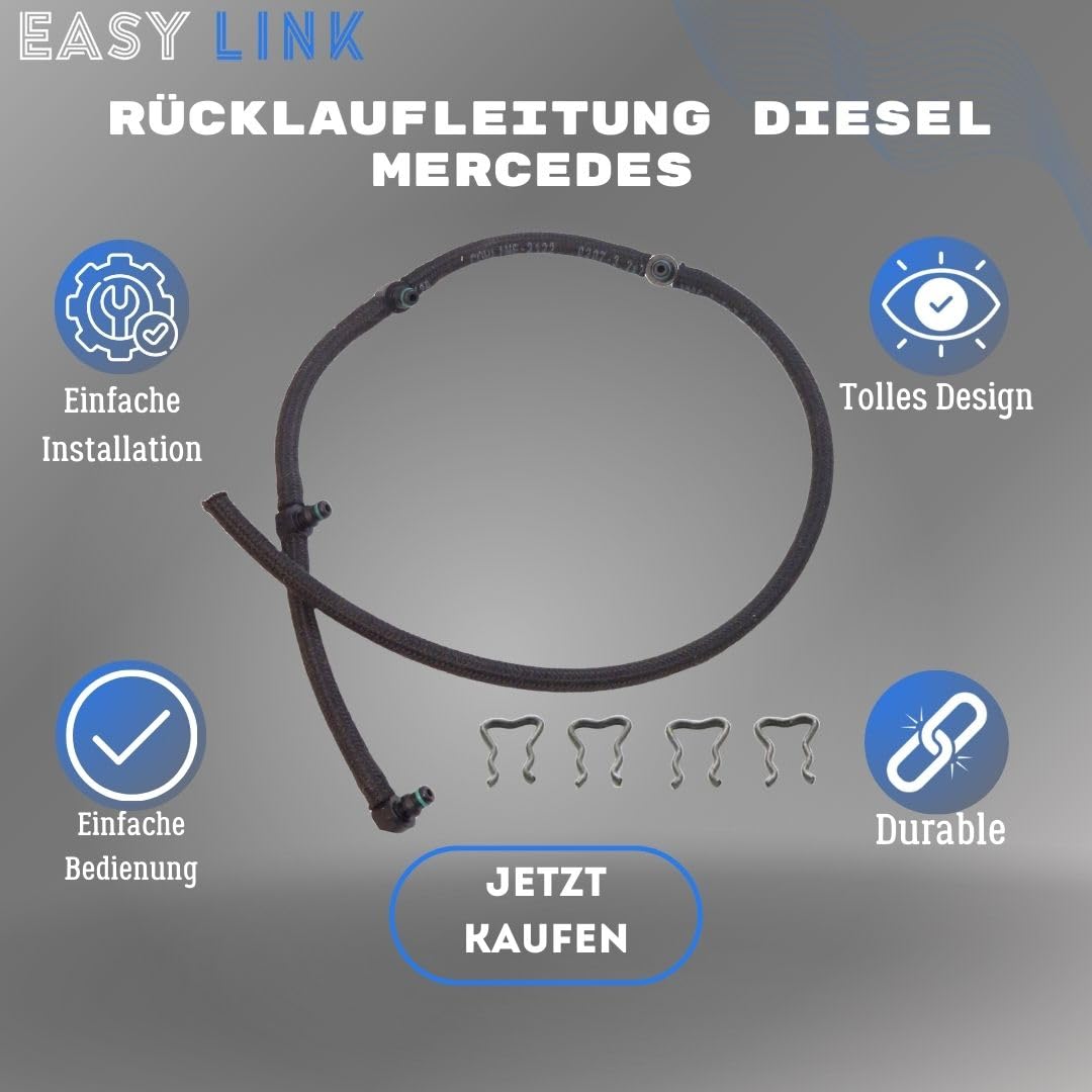 Manguera de fuga de combustible de retorno Mercedes C E CLC CLK Sprinter Vito Viano 6110700032