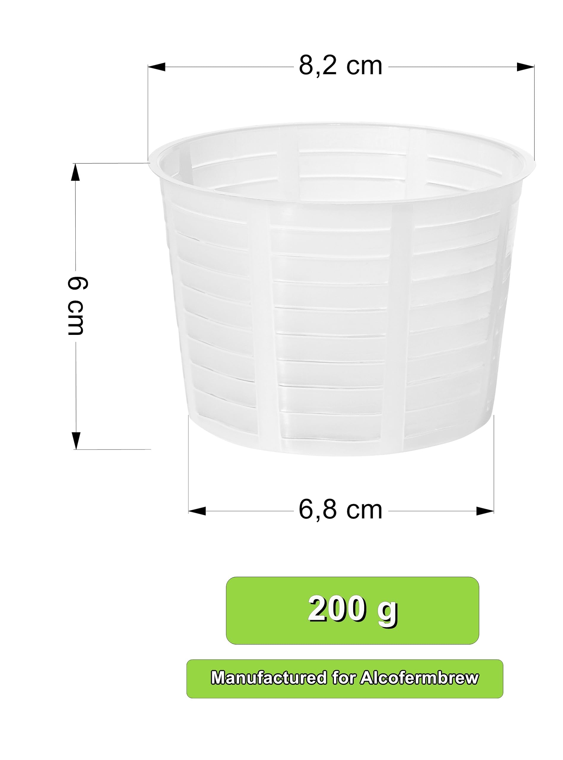 Molde de Queso - Molde de Plástico para Queso, Molde para Hacer Queso con Forma (8.2x6.8 cm)