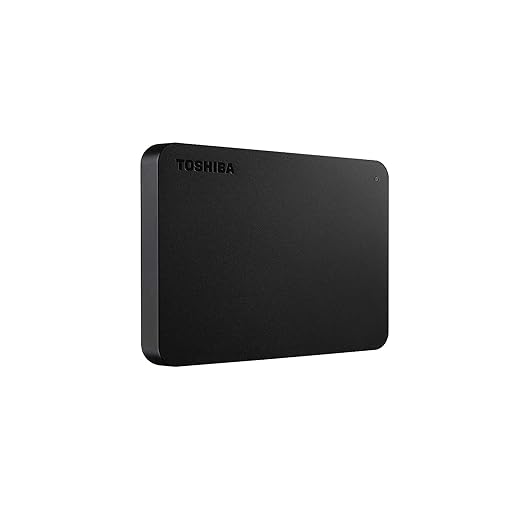 Toshiba Canvio Basics 2TB Portable External Hard Drive USB 3.0, Black - HDTB420XK3AA