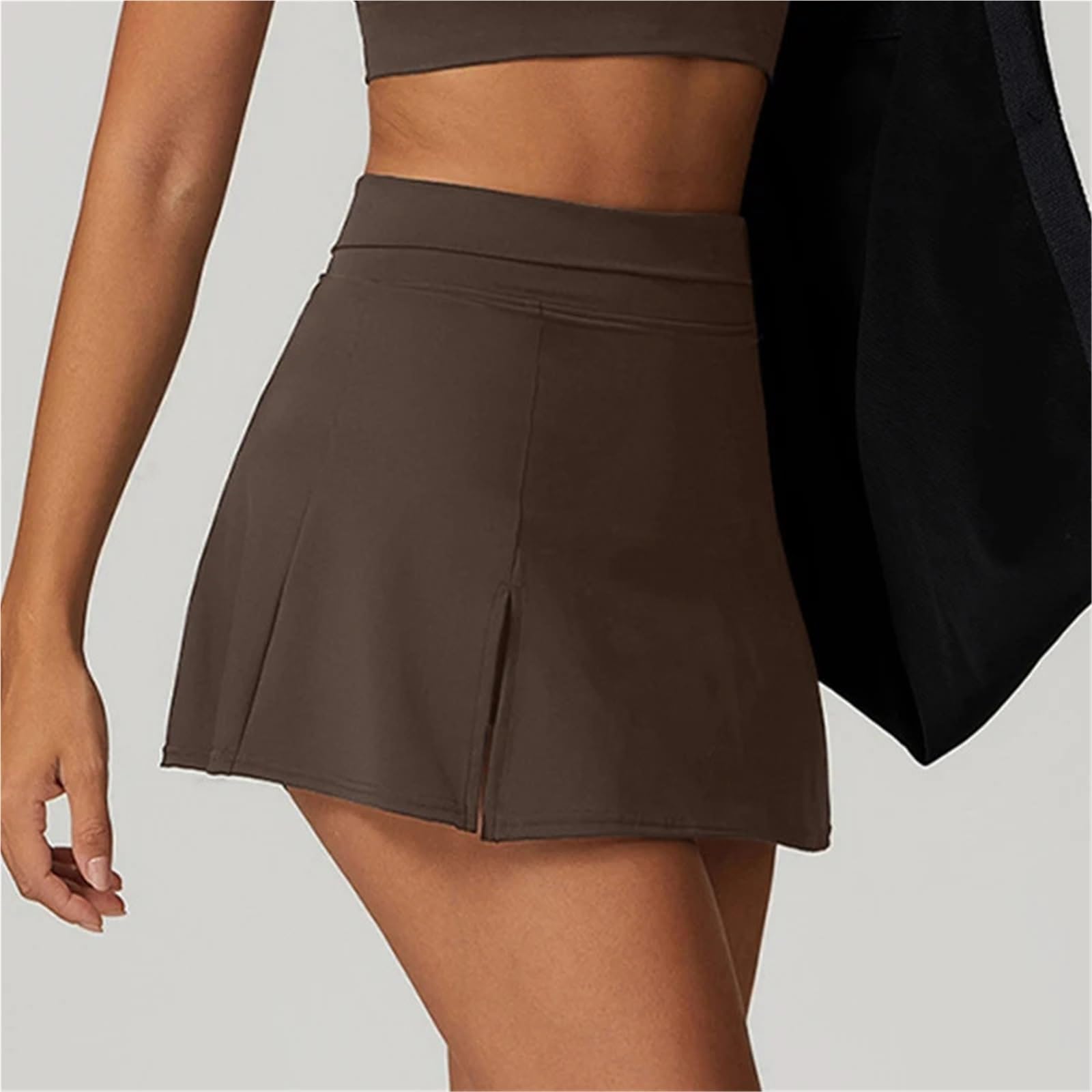 Falda de Tenis Cintura Alta Nailon Spandex for Mujer