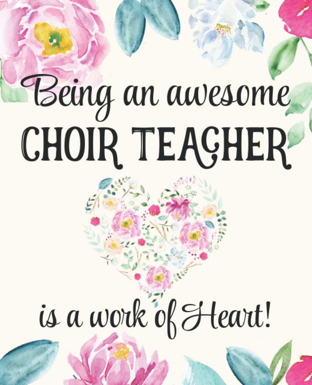Choir Teacher Gifts: Work of Heart Sentimental Thank You Appreciation Present for Women Friends, Family or Coworkers