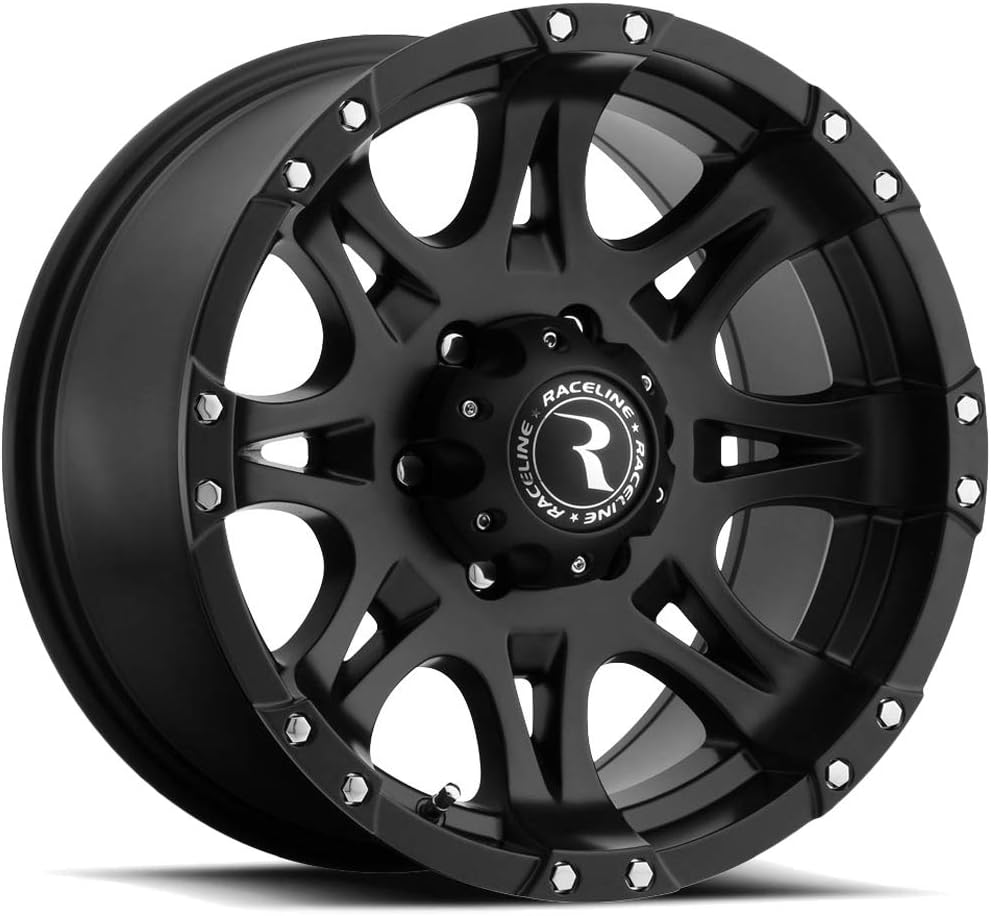 Amazon.com: Raceline Raptor Black (17x9) +0 (6x5.5) : Automotive