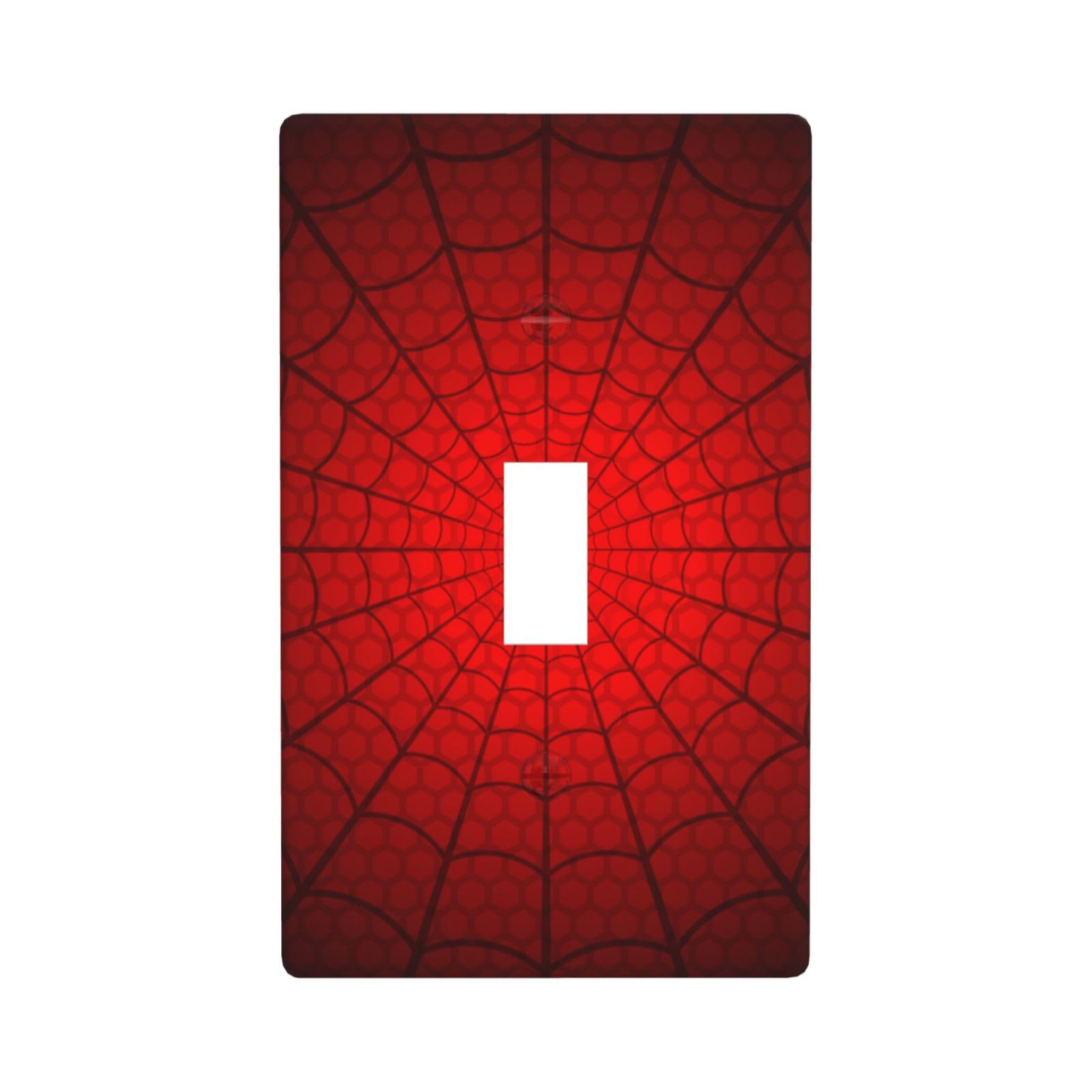 Spider Web Light Switch Cover Plates Decorative Single Toggle Wall Plate, 1 G...