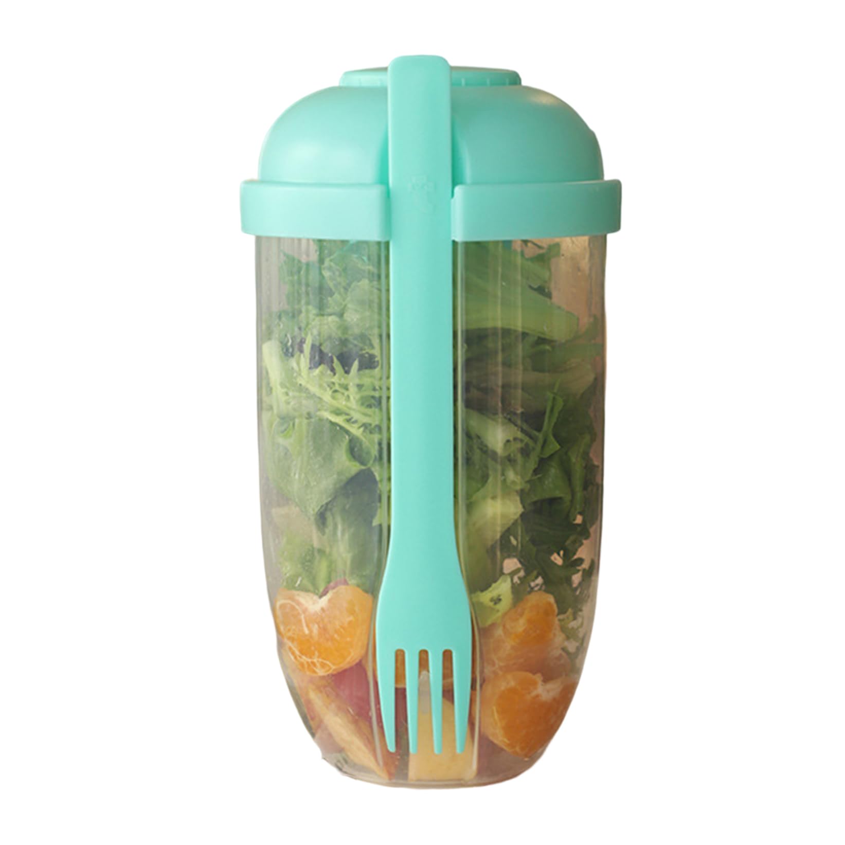 Peosaard Green Fresh Salad Cup Salad Dressing Container To Go Salad Meal Shaker Salad Dressing Holder For Lunch Salad Dressing Container To Go