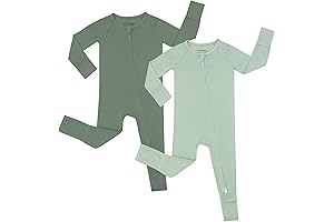 JunNeng® Dreamy Bamboo Baby Sleepers for Sweet Slumbers