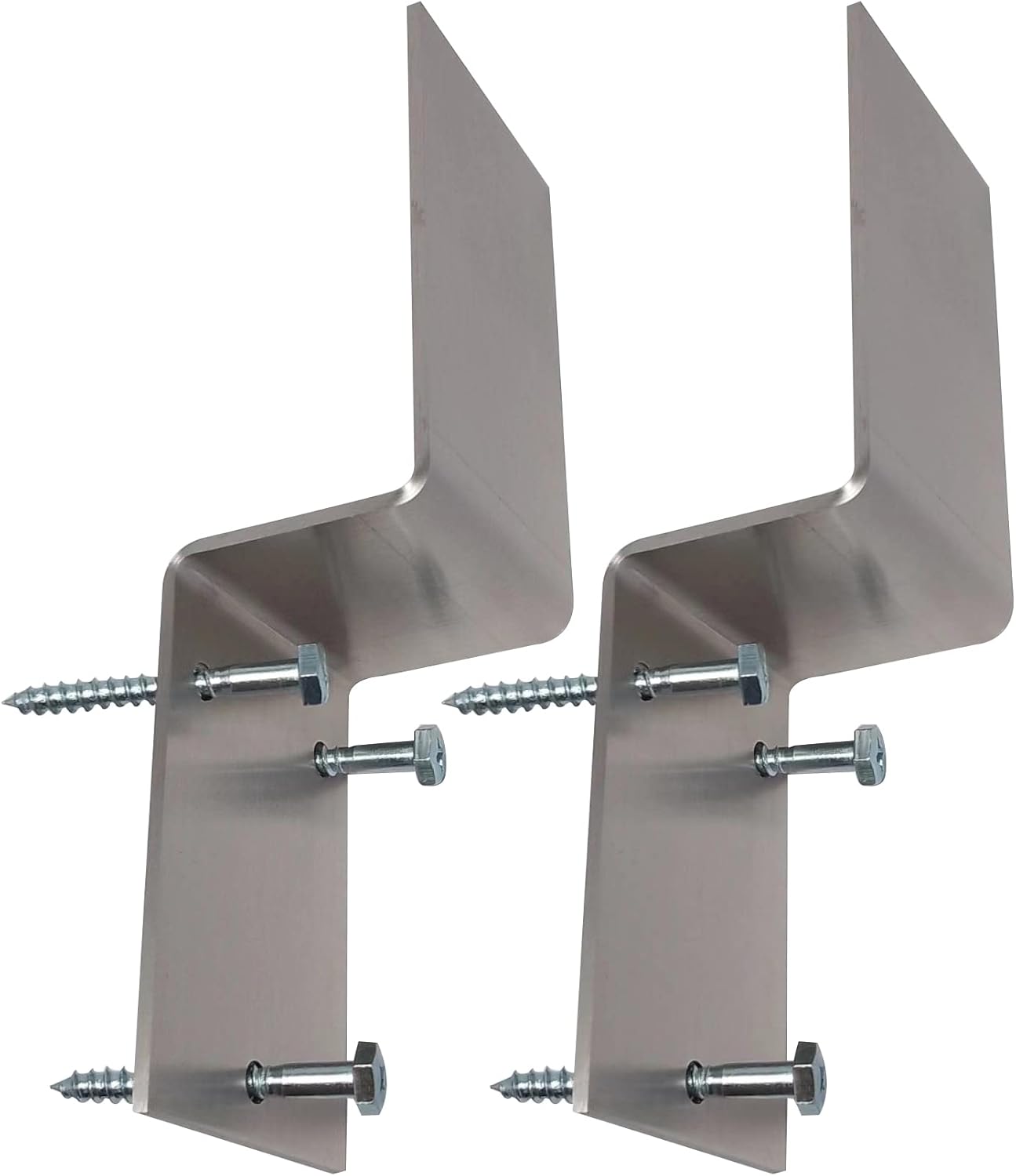 OBOLTS Drop Open Bar Security Door Lock Bracket Brackets Fits 2x4
