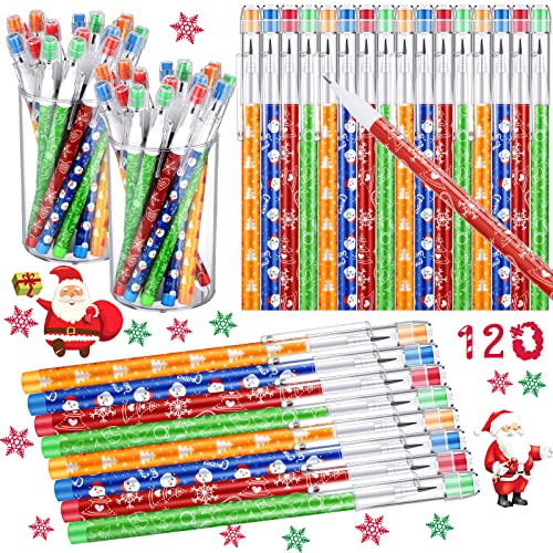 Lápices apilables navideños Teling 120 piezas miniatura 1