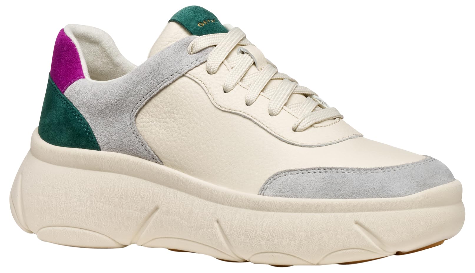 Geox Women's D Nebula 2.0 X Trainers, White, 40 EU, White, 7 UK