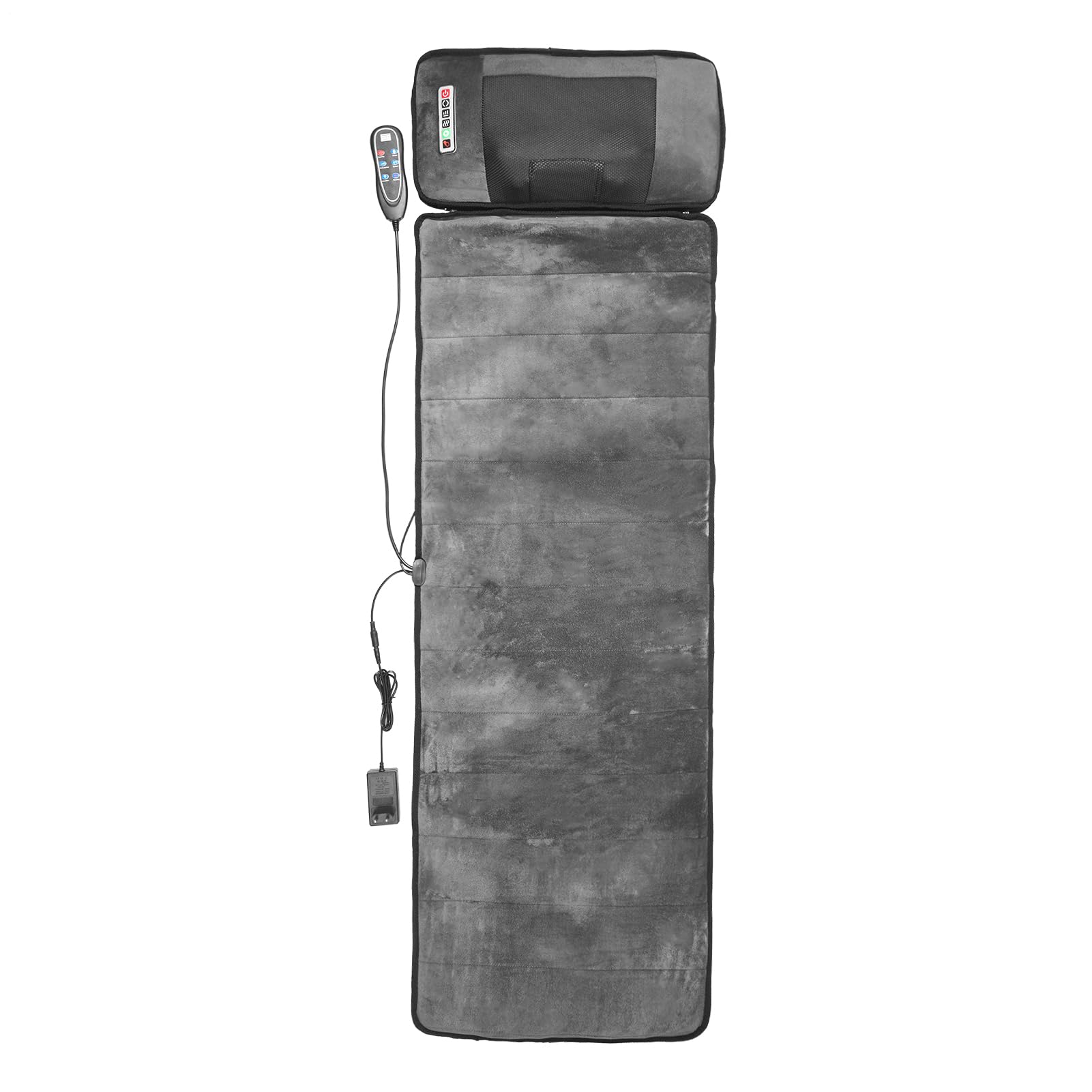 Colchoneta De Masaje De Cuerpo Completo 50x165cm,colchón De Masaje Inteligente De 9 Velocidades Con Cojín Lumbar Inflable Con Control Remoto,masajeador De Espalda De Cuello Hombros Para Aliviar