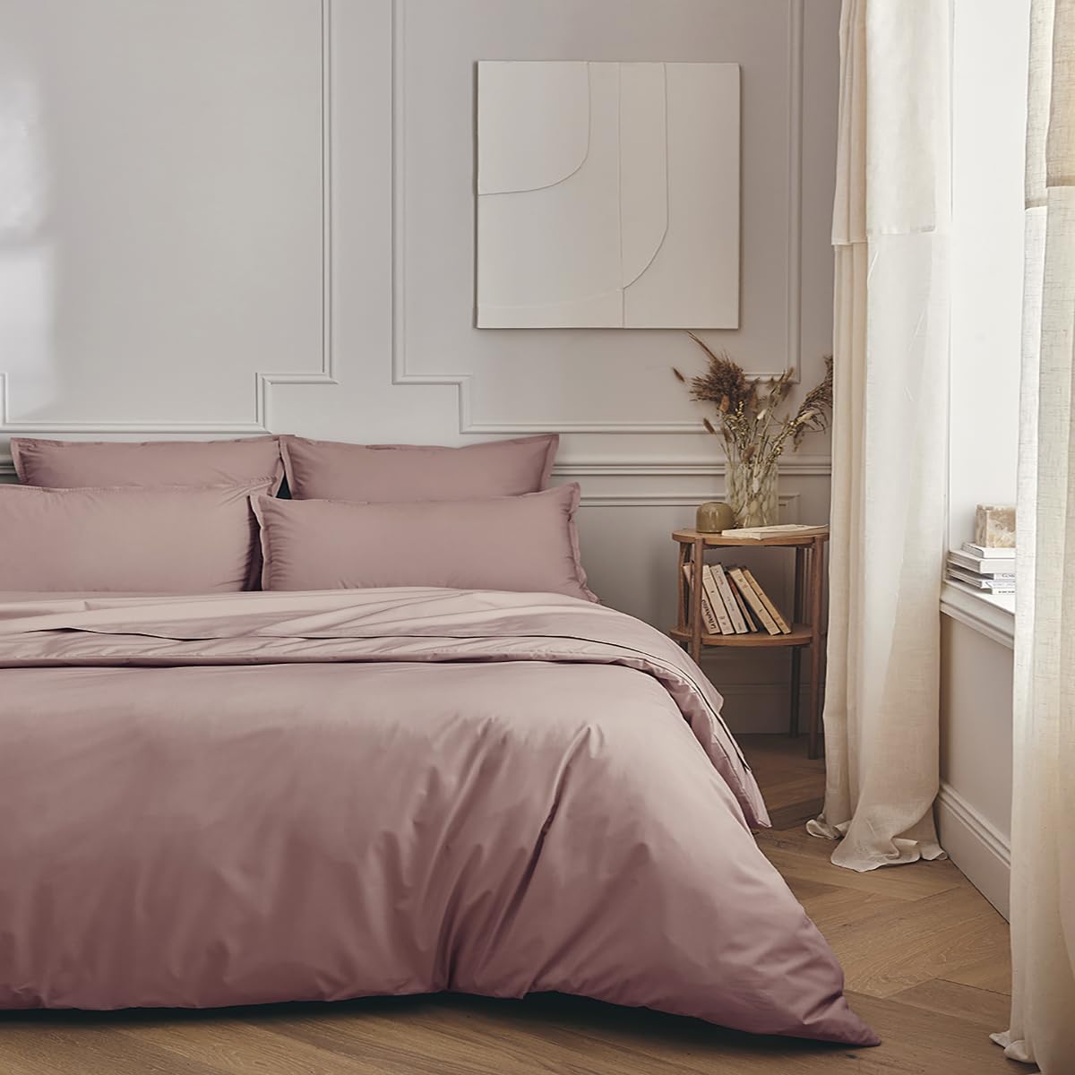Plain Cotton Percale Duvet Cover, Premiere, 260 x 240 cm, ESSIX