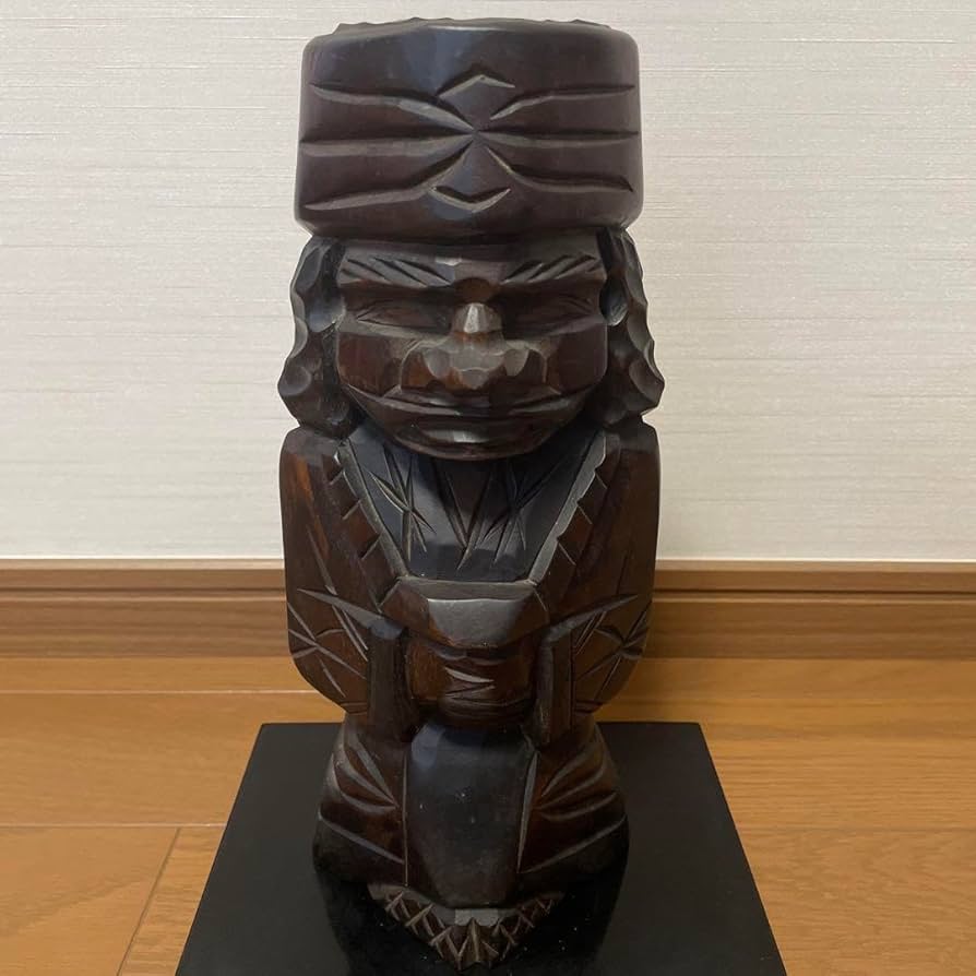 アイヌの ニポポ エカシ像 木端人形 郷土人形 民芸 古道具 アンティーク アイヌの ニポポ エカシ像 木端人形 郷土人形 民芸 古道具